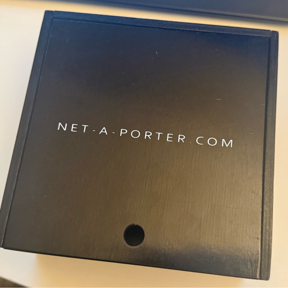 NET-A-PORTER Wooden Drawer Gift Box, used excellent